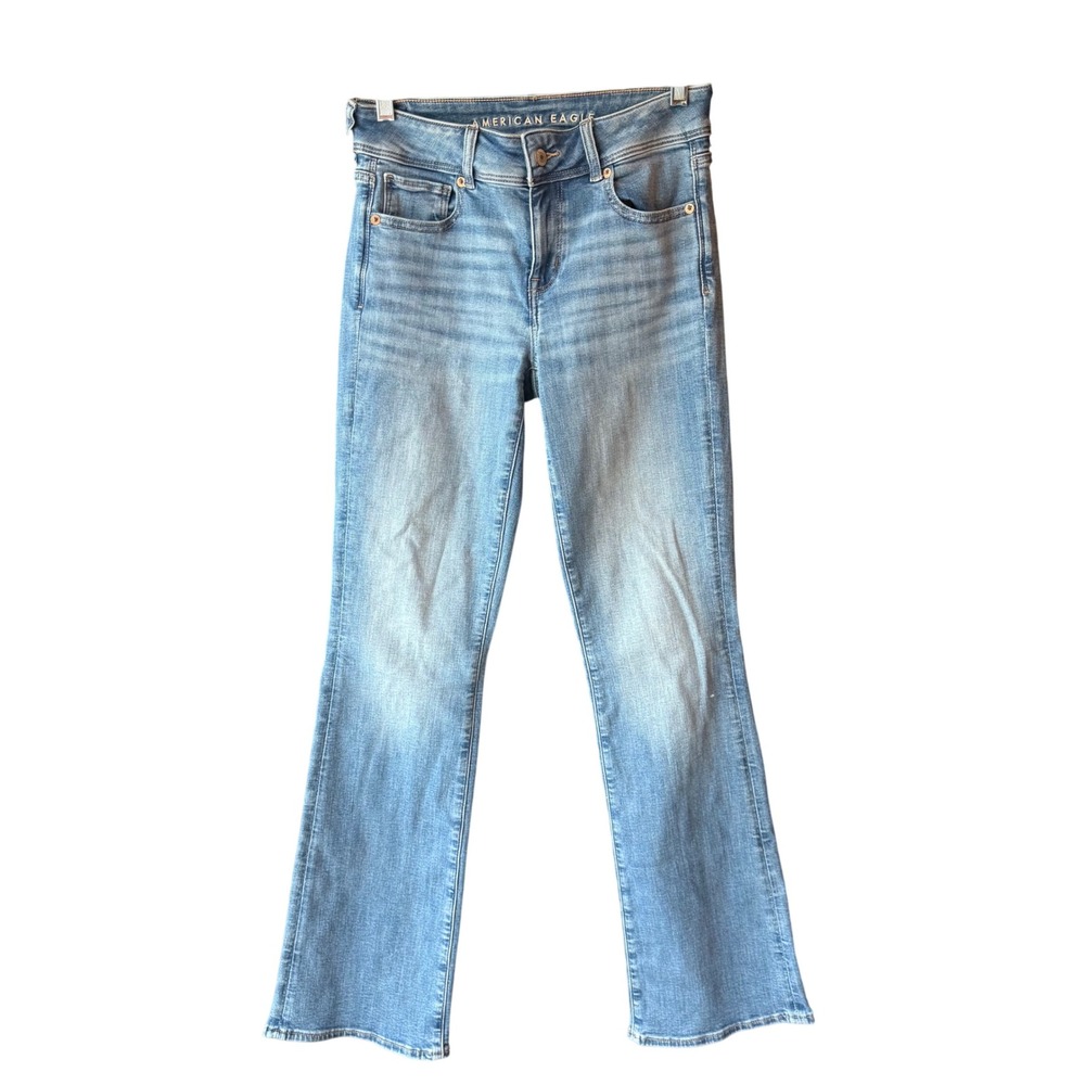 American Eagle Bootcut Jeans Light Wash Next Level Stretch Womens‎ Size 4